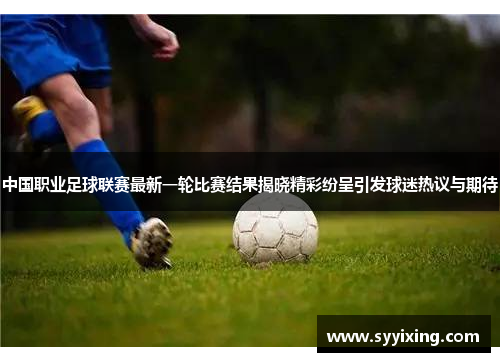 中国职业足球联赛最新一轮比赛结果揭晓精彩纷呈引发球迷热议与期待