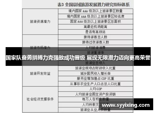 国家队奋勇拼搏力克强敌成功晋级 展现无限潜力迈向更高荣誉